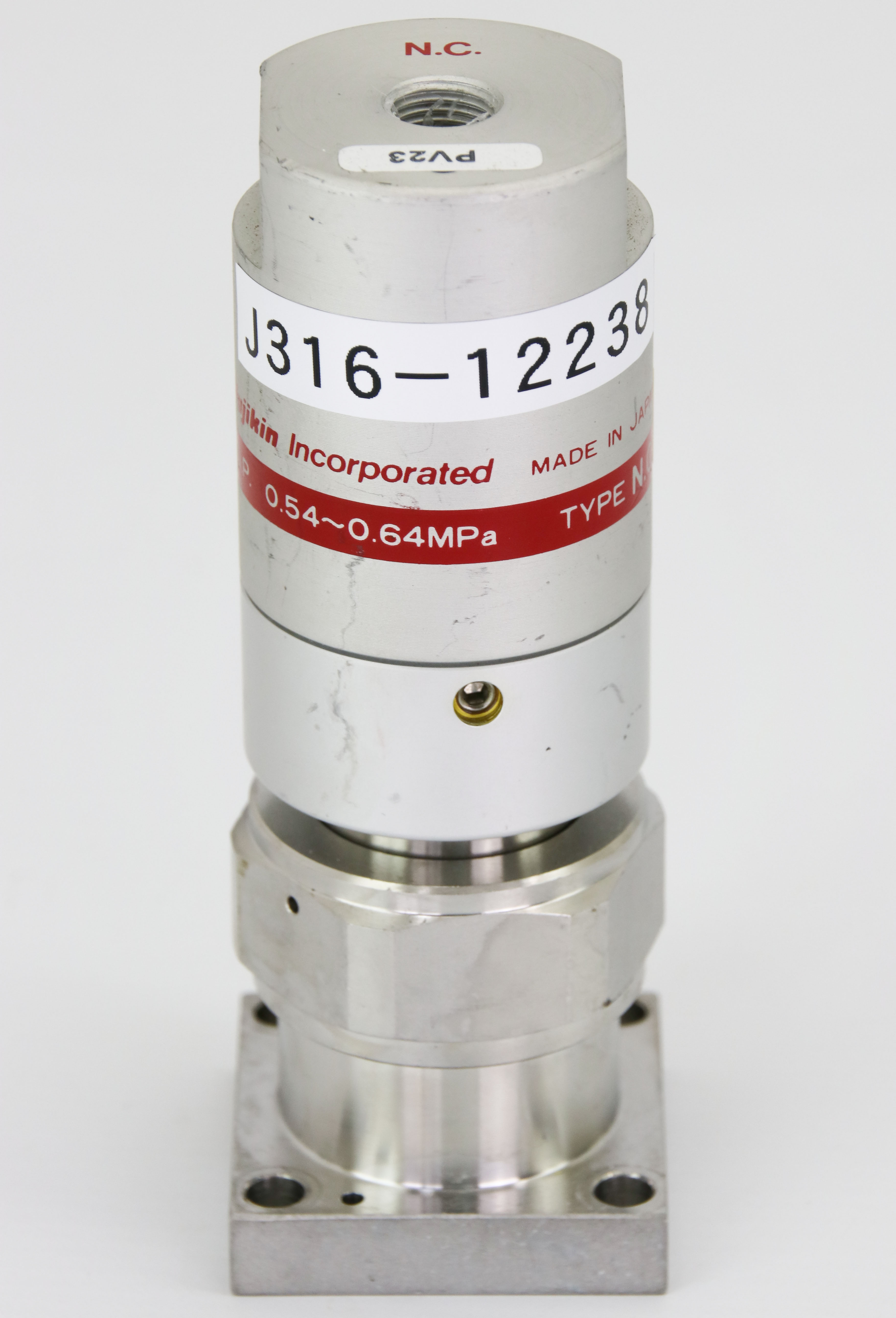 専用 1 12238 FUJIKIN DIAPHRAGM VALVE, TYPE N.C., O.P. 0.54-0.64 MPA
